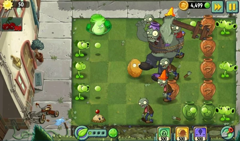 game plants vs zombies 2